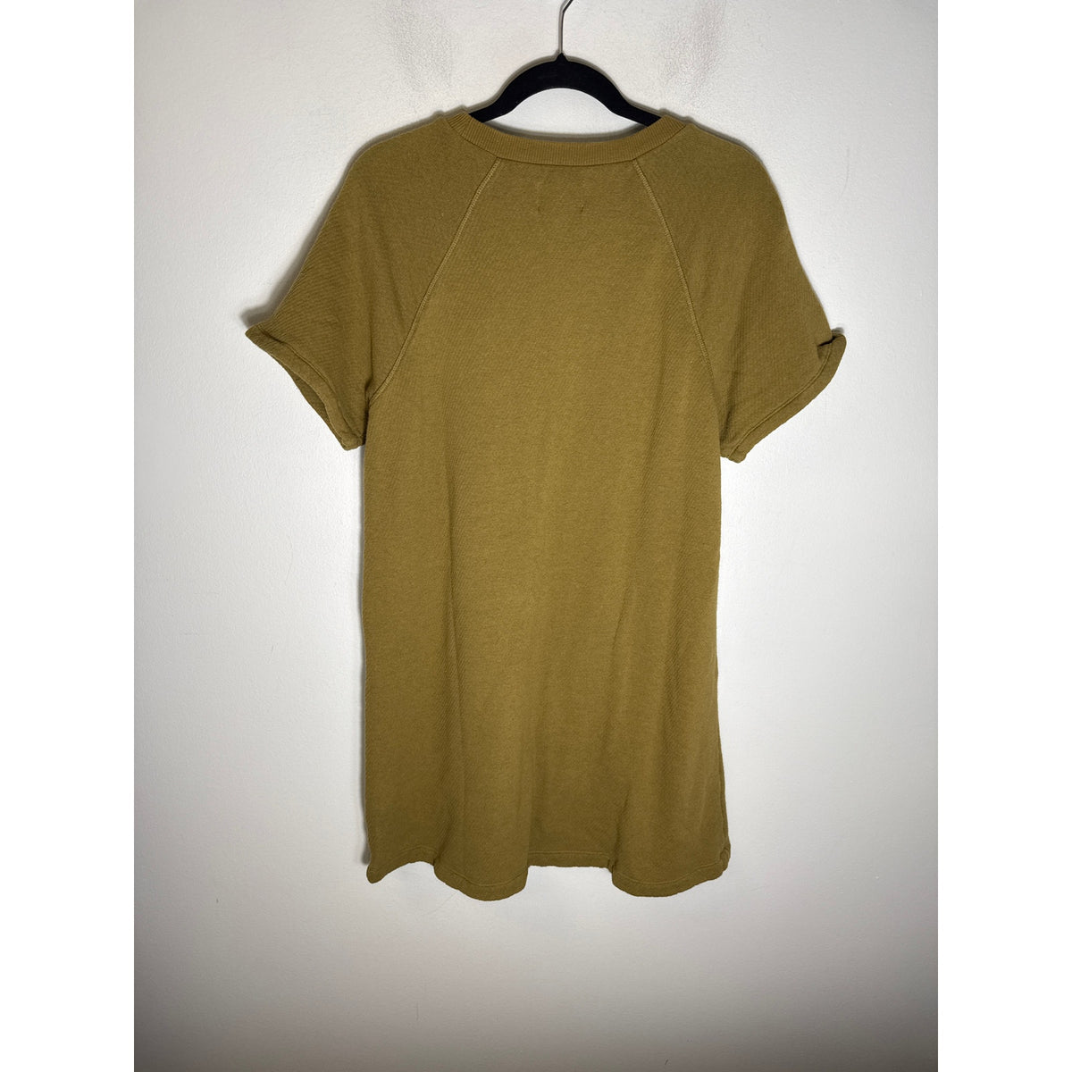Madewell Olive Green Sweatshirt Dress Sz M