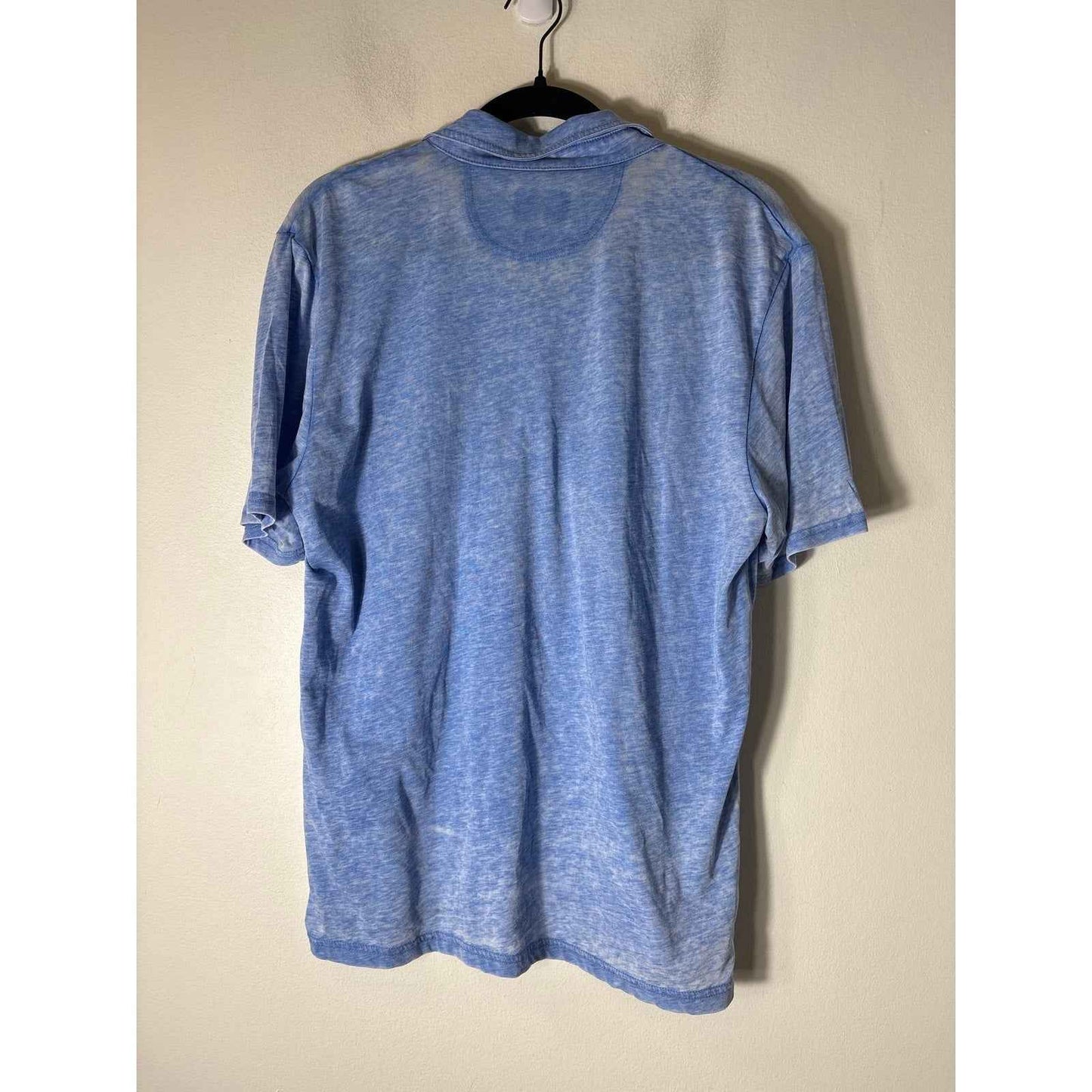 Mens Jonnie-O Blue Short Sleeve Alabama Polo Style Shirt Sz M
