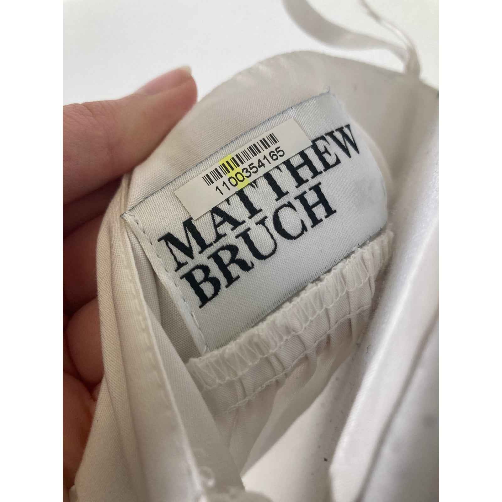 Mattew Burch Black and White Colorblock Dress Sz 2