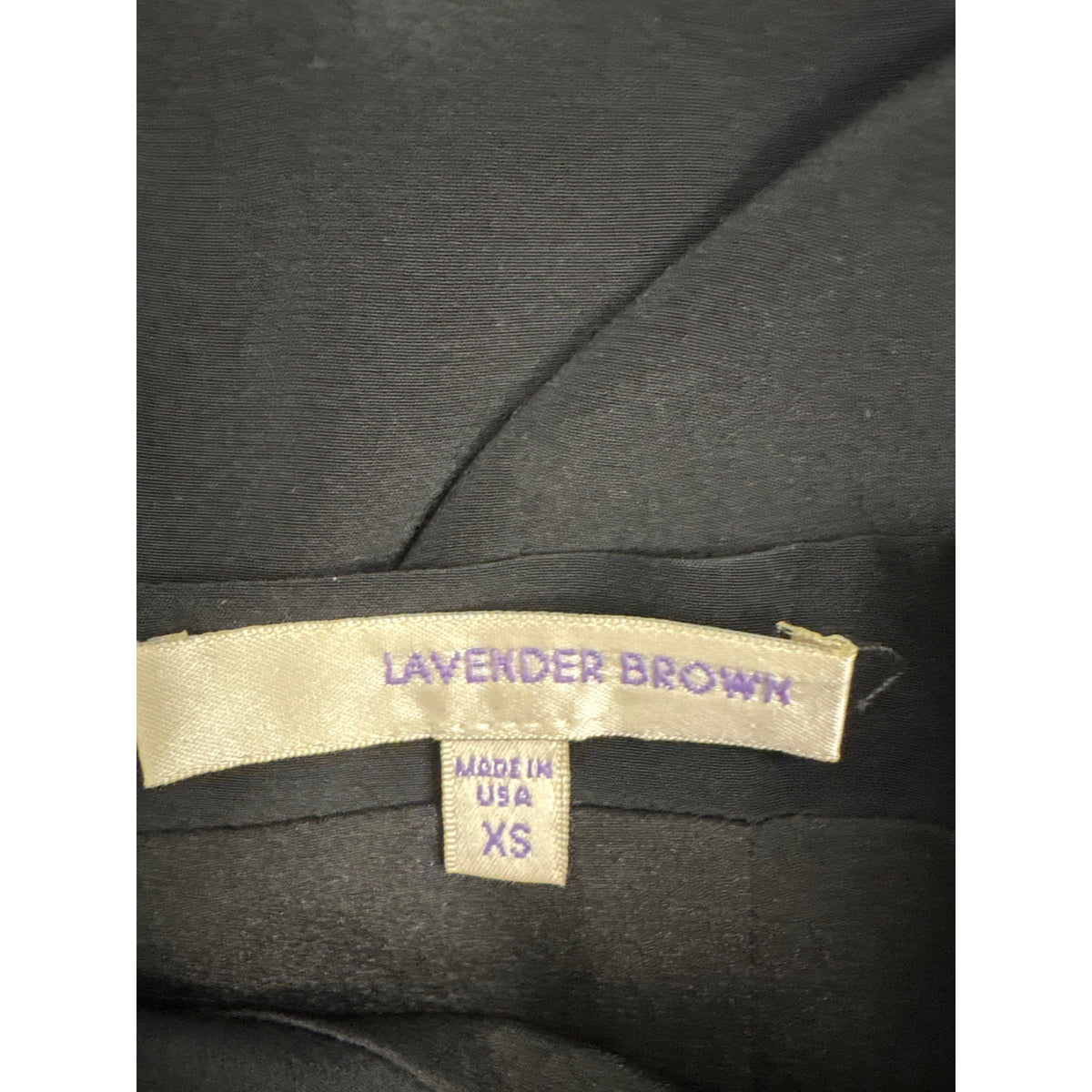 Lavender Brown Black Silk Flowy Dress Shorts Sz XS