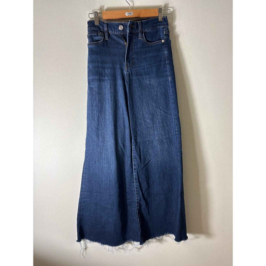 Frame White And Brown Stitched Denim Sz 27