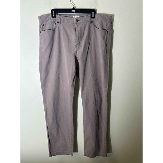 Men's Peter Millar Grayish Purple Cotton Flat Front Chinos Sz 40x32