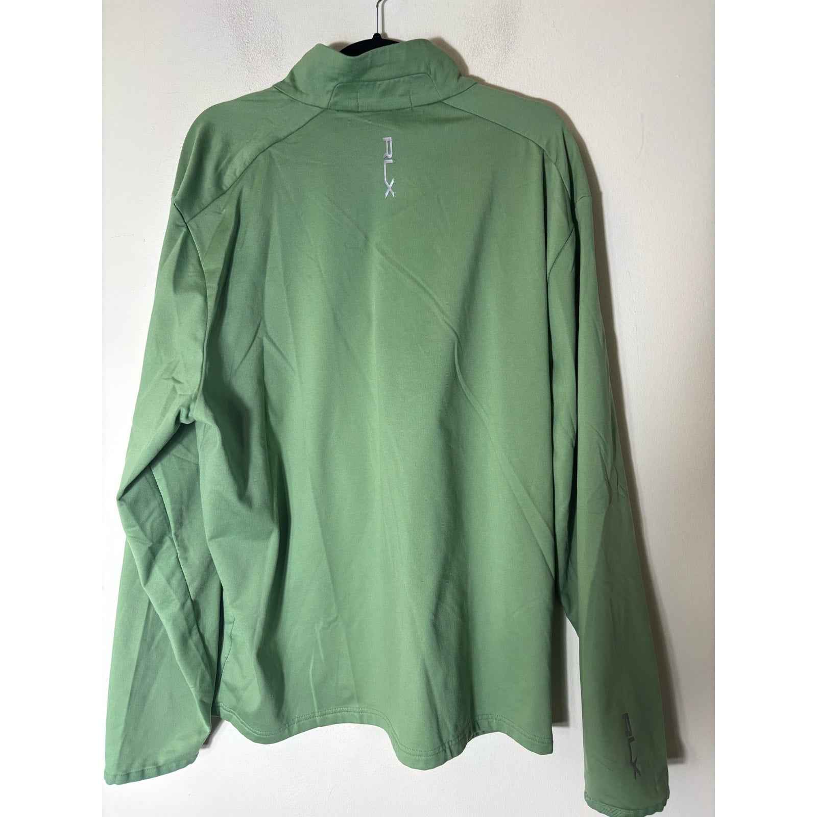 Men's Ralph Lauren Light Green 1/4 Zip Pullover Sz XXL