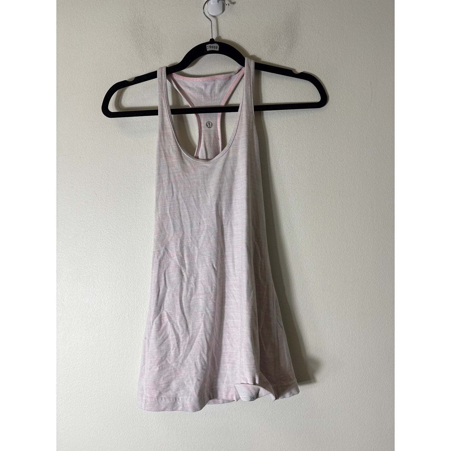 Lululemon Pale Pink Razorback Tank Sz (fits like)L