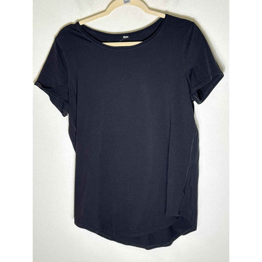 Lululemon Black Short Sleeve Tee Shirt Sz M/L