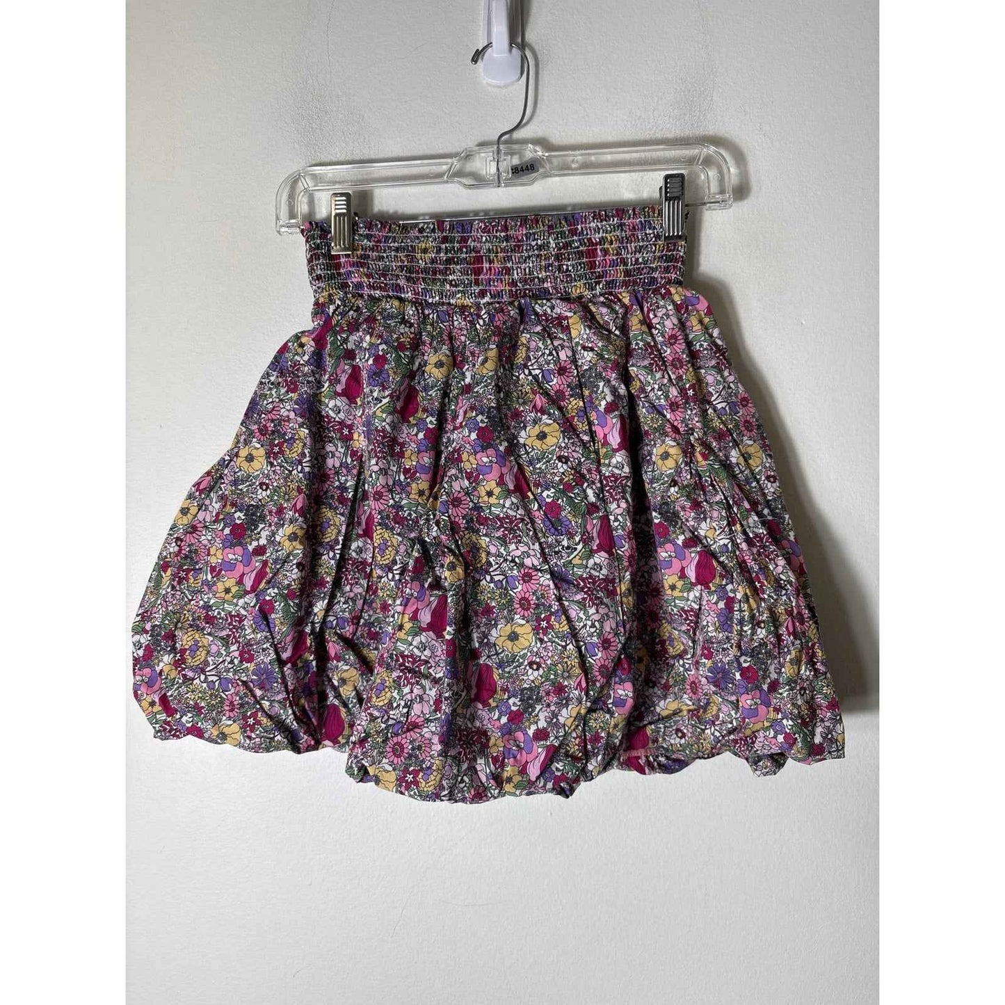 NWT Buru Pink Floral Button Sleeve Blouse and Mini Skirt Set Sz S
