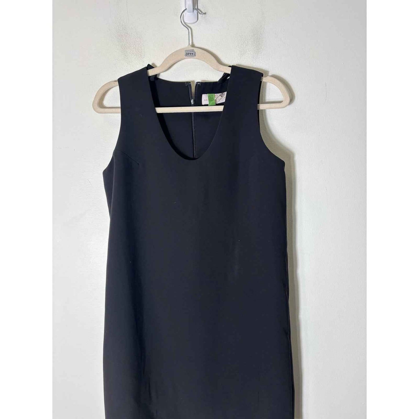 Amanda Uprichard Black Sleeveless Knee Length Dress Sz P