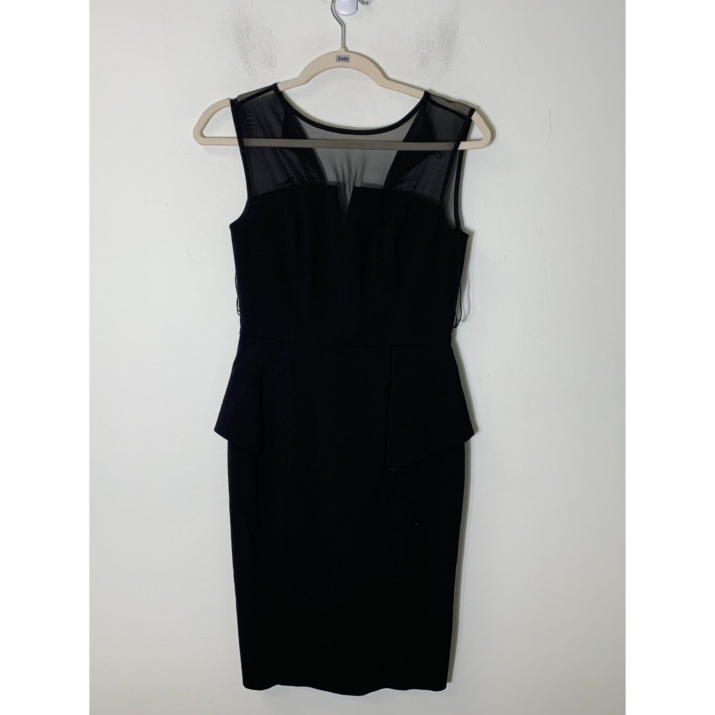 Aiden Mattox Black Sleeveless Below the Knee Dress Sz 2