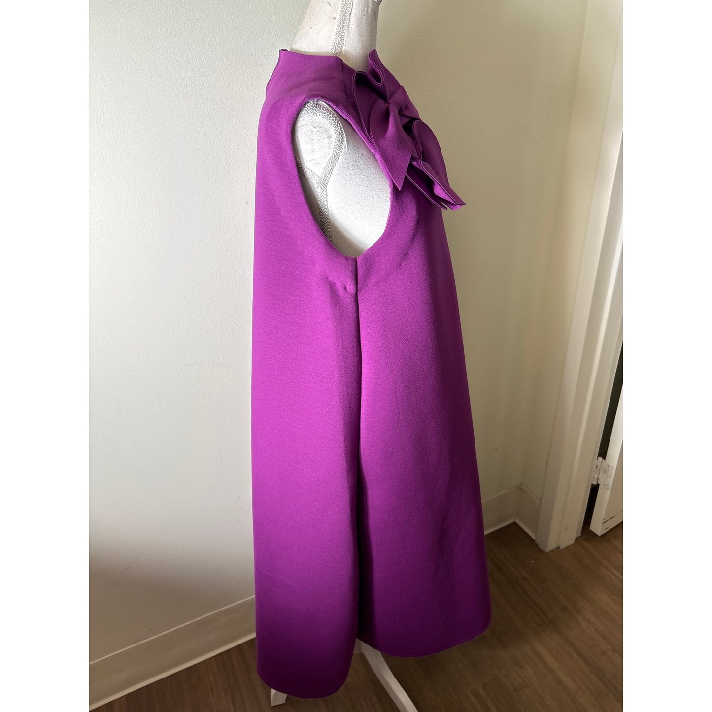 Psophia Plum Mod A Line Sleeveless Midi Dress Sz M
