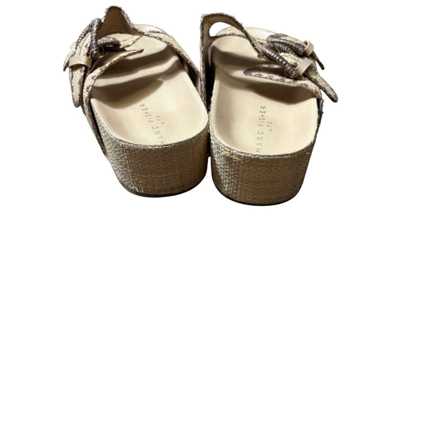 Marc Fisher Rafia Solea Sandals Sz 10