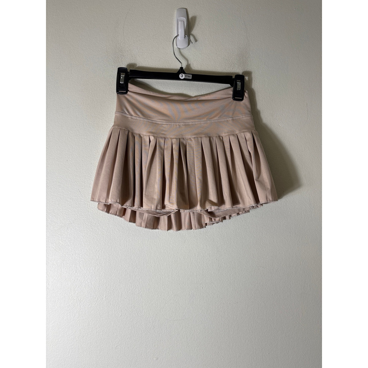 Goldhinge Nude Pleated Tennis Skirt Sz S