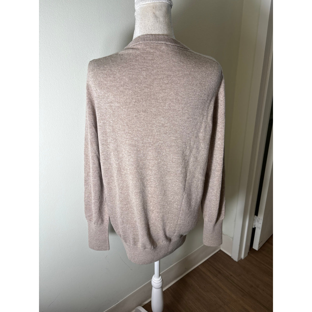 Ann Mashburn Tan Pullover Sweater Sz S