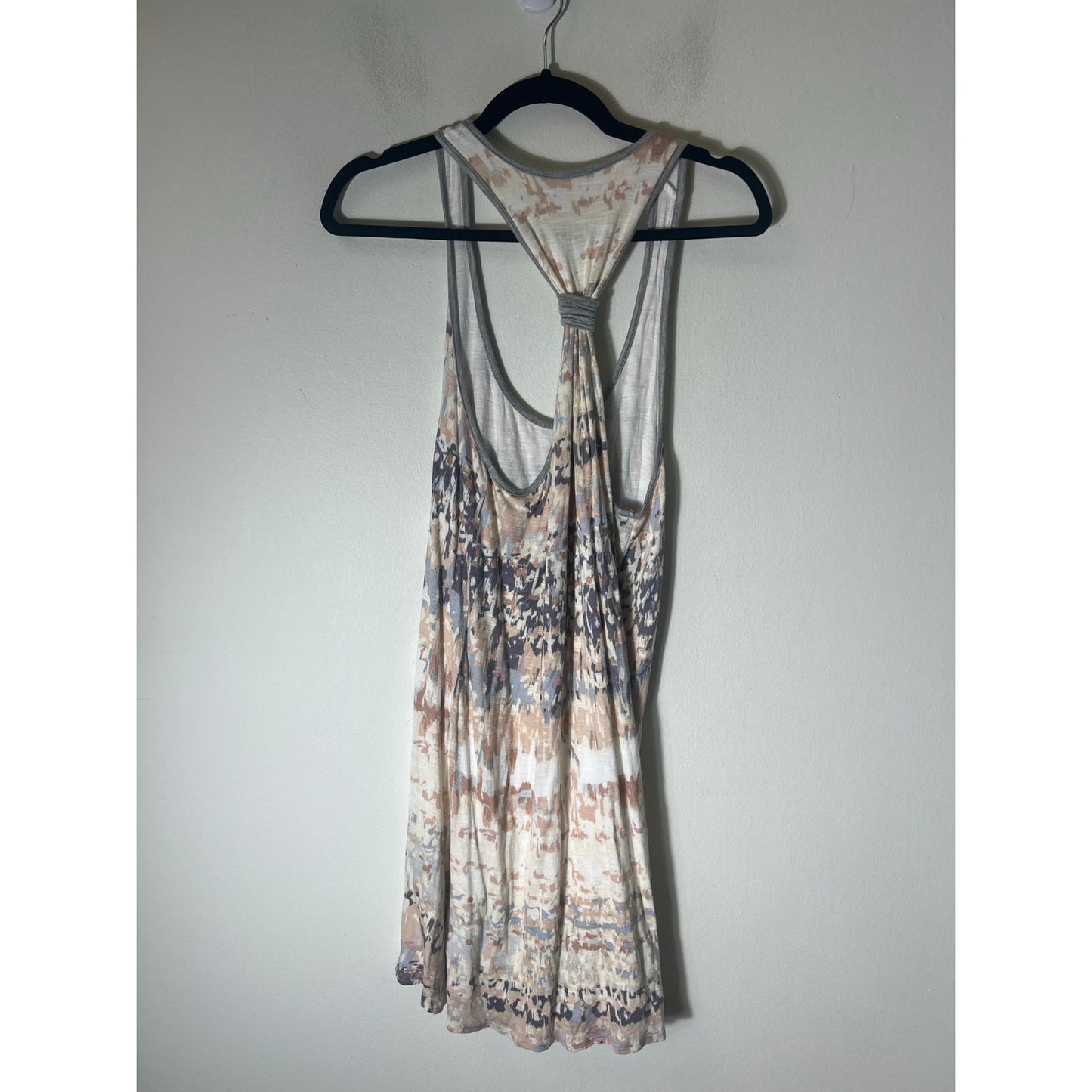 Michael Stars Neutral Print Sleeveless Razorback Dress Sz S