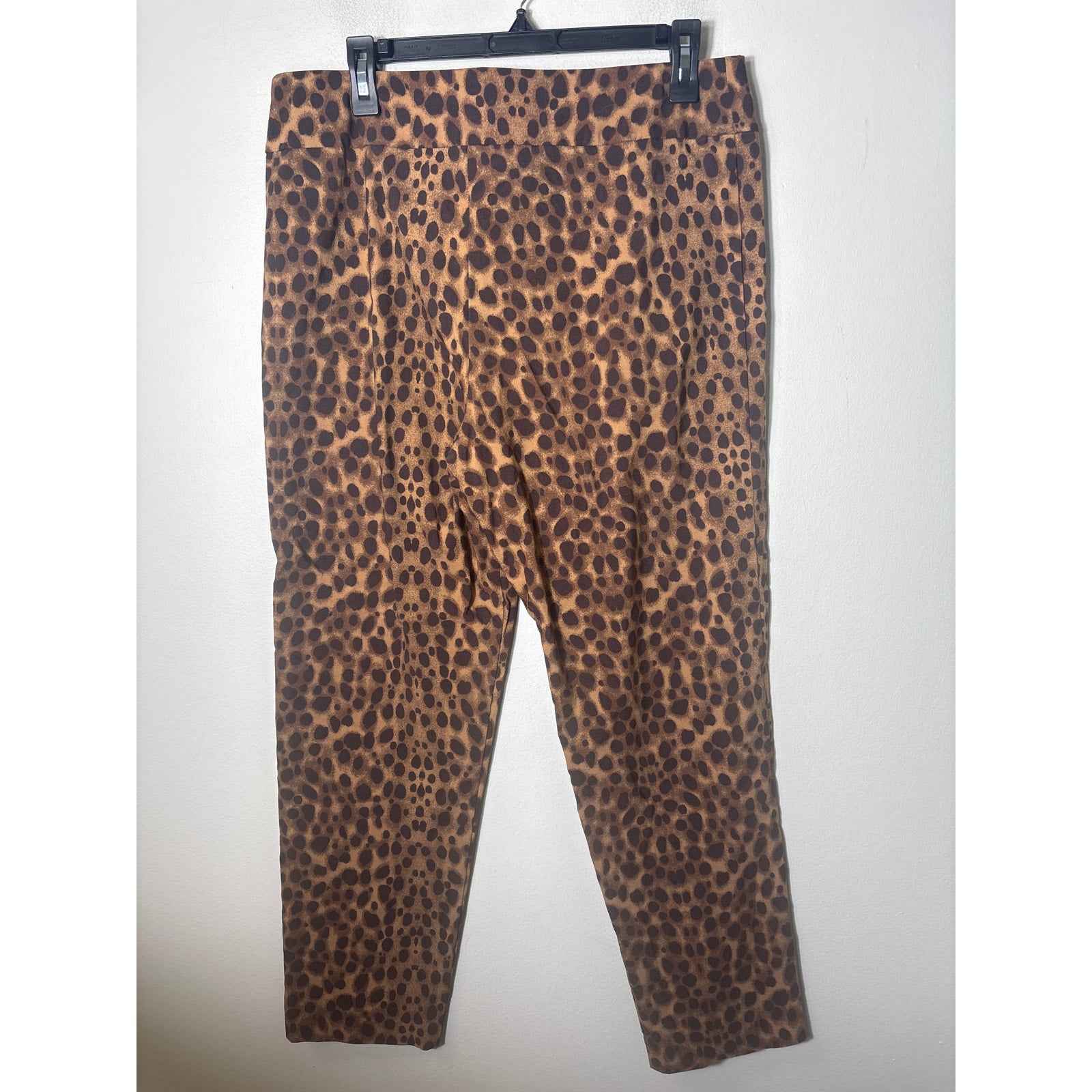 Krazy Larry Cheetah Print Slacks Sz 14