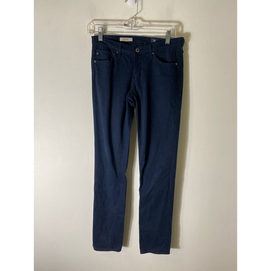 AG The Stilt Cigarette Leg Navy Jeans Sz 26R