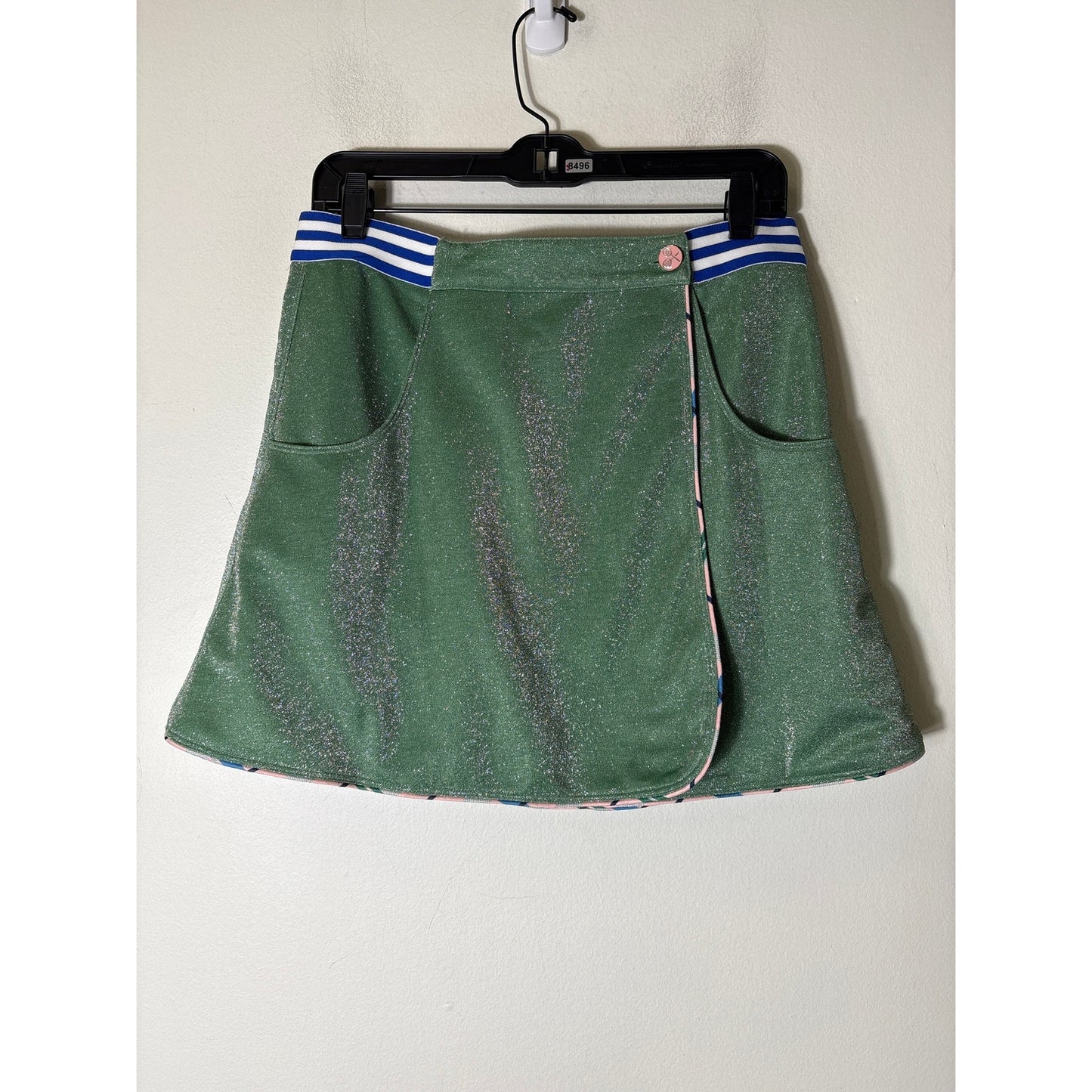 NWT Buru Reversible Pink & Green Tennis Skirt M