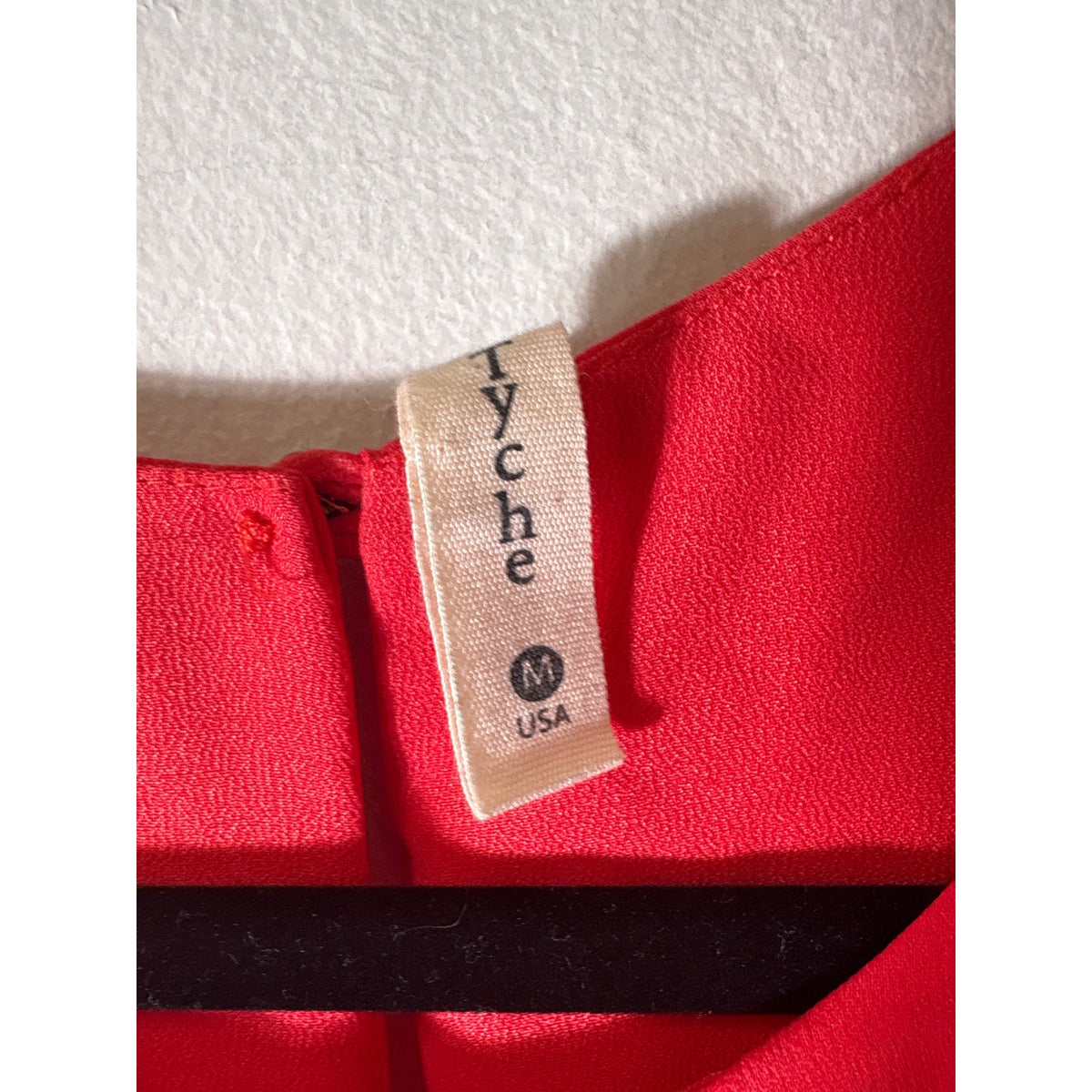 Tyche Red Halter Cocktail Dress Sz M