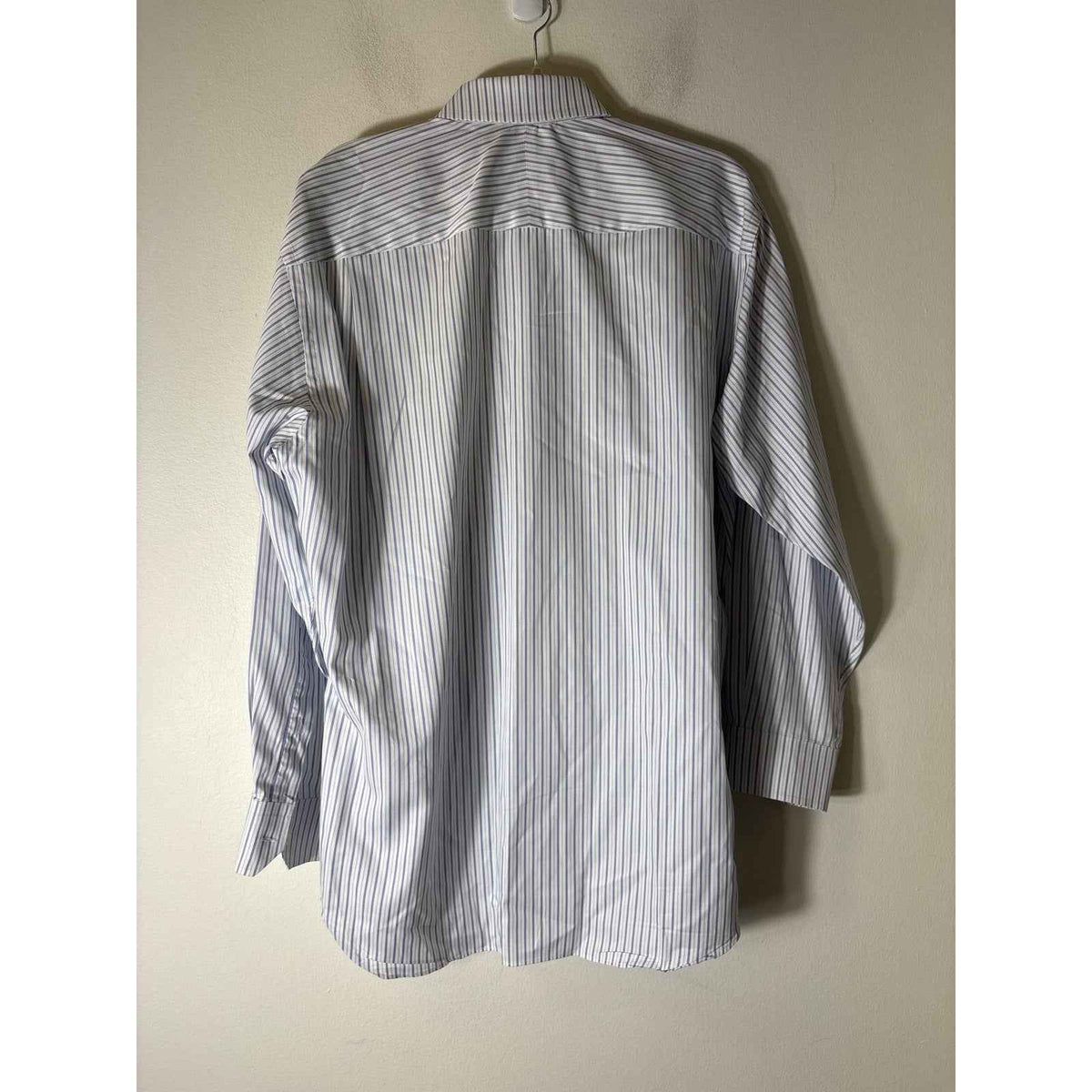 Rober Talbot Blue and White Stripe Button Up Dress Shirt Sz 16-33