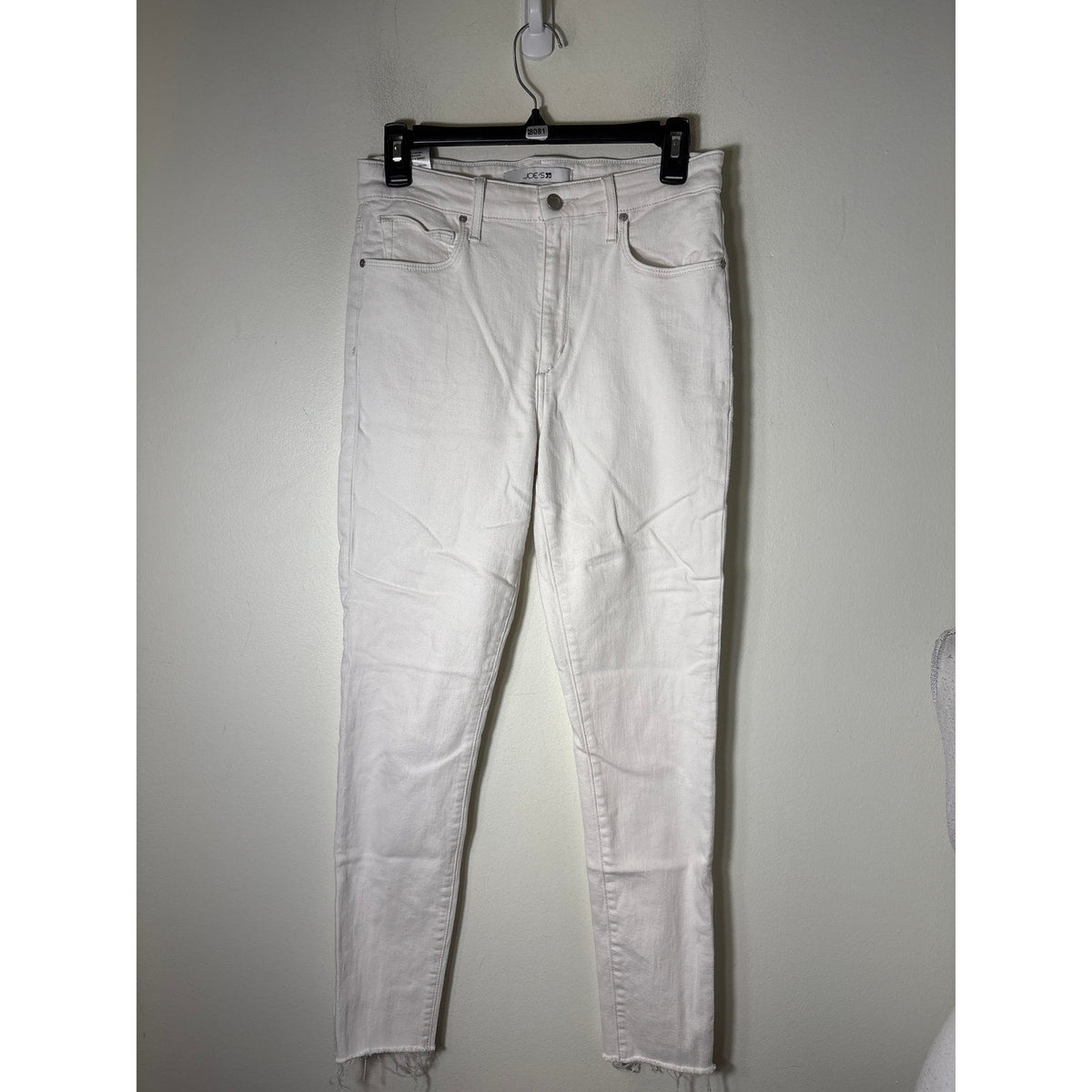 Joe's White Skinny Ankle Denim Sz 27