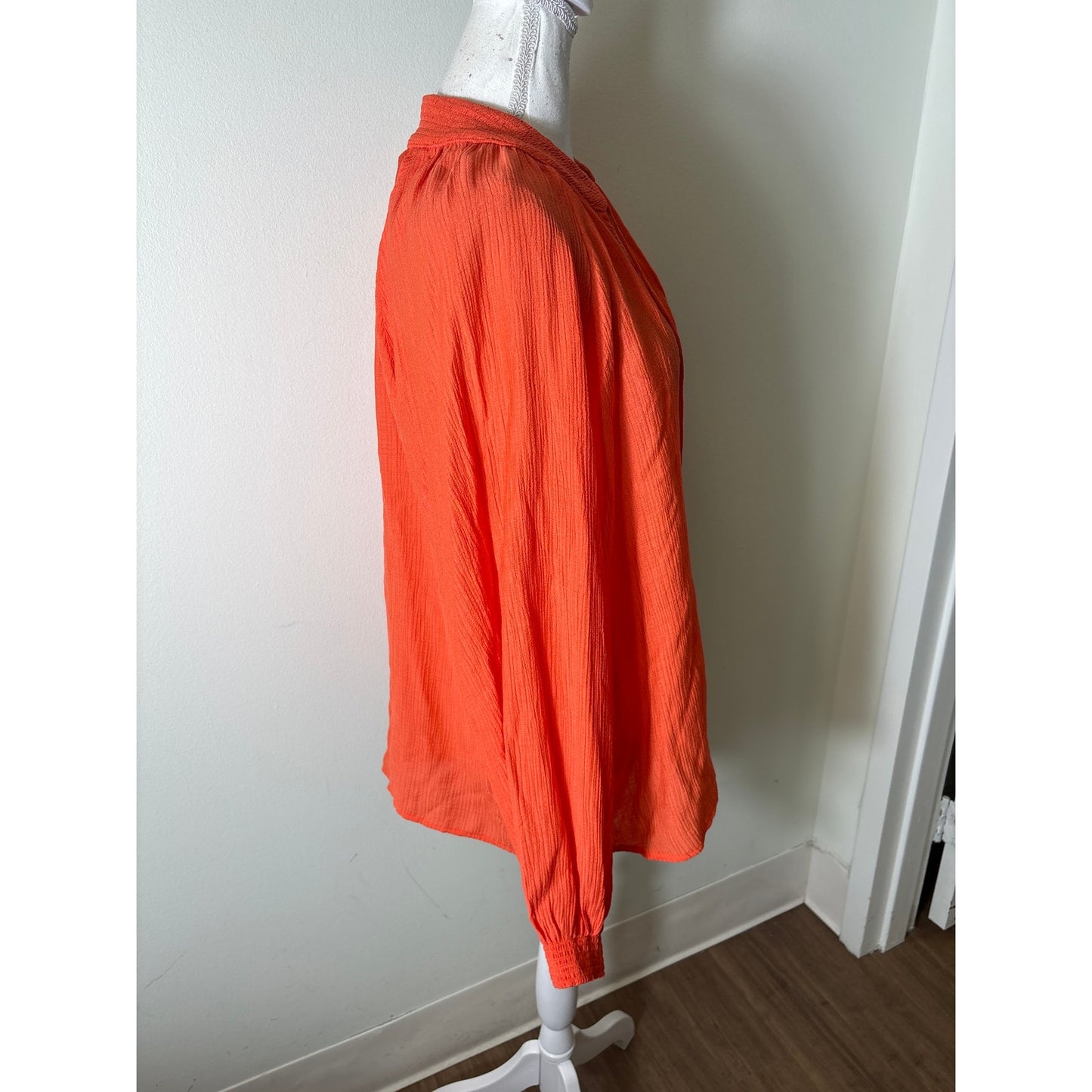 NWT Bruchu Walker Papaya Amaia Blouse Sz L