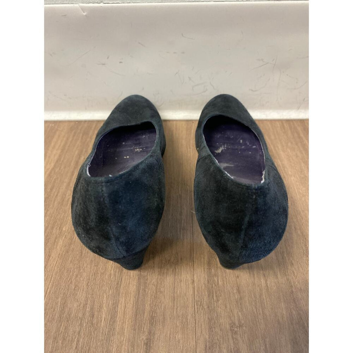 Steve Madden Black Suede Heels Size 8.5