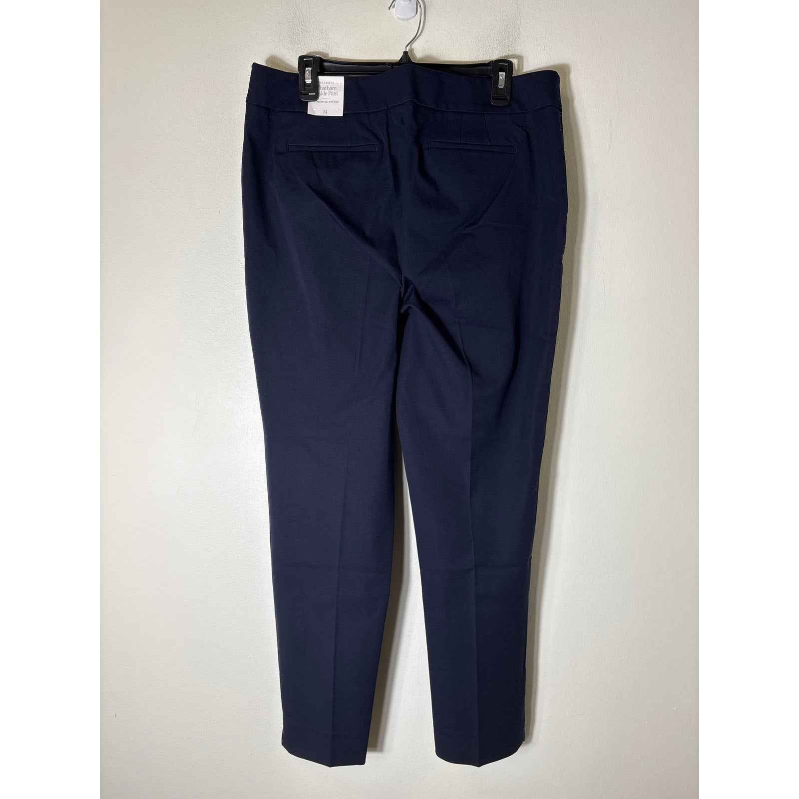 NWT Talbots Navy Chatham Ankle Pant Sz 14