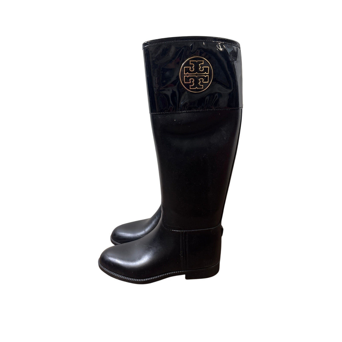 Tory Burch Black Winnie Ridding Boot Sz 9