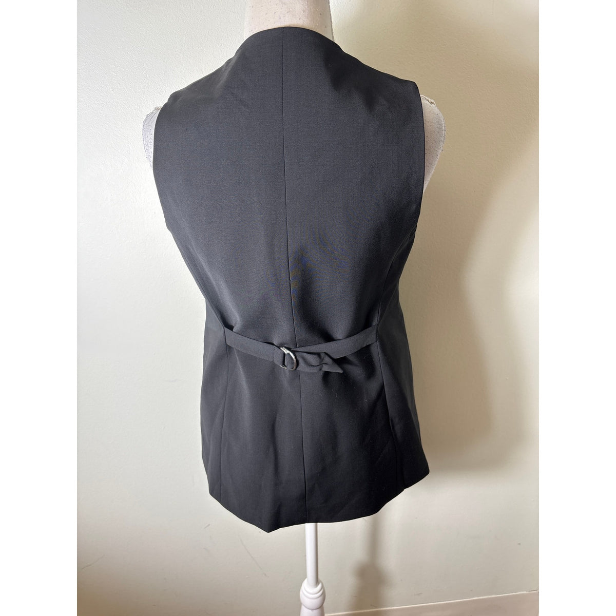 Veronica Beard Black Button Up Vest Sz 6