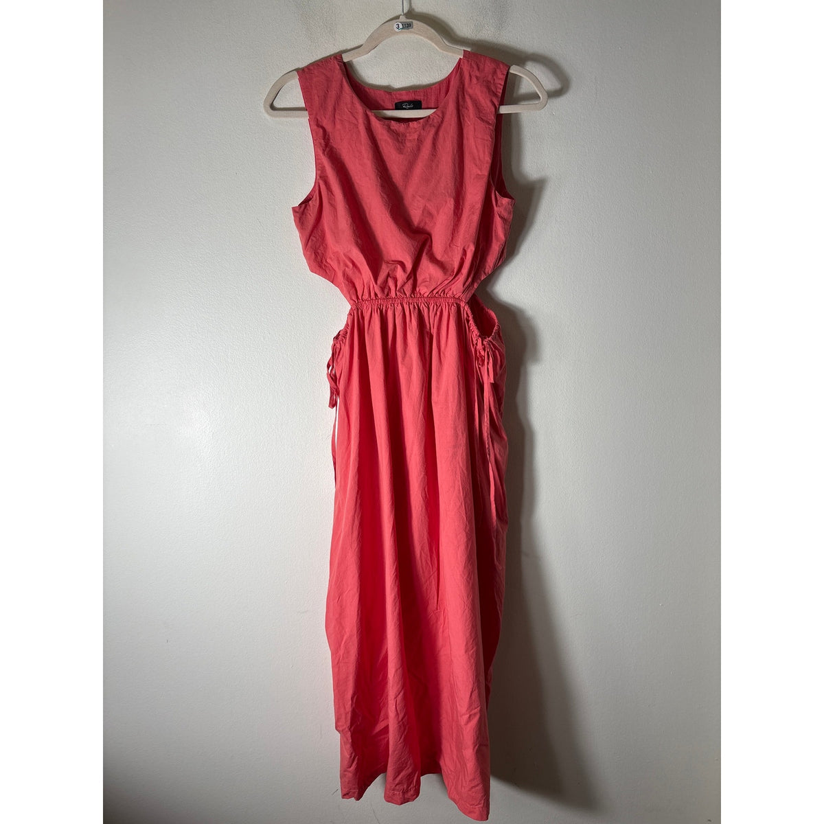 Rails Peachy Pink Sleeveless Cotton Maxi Dress Sz S