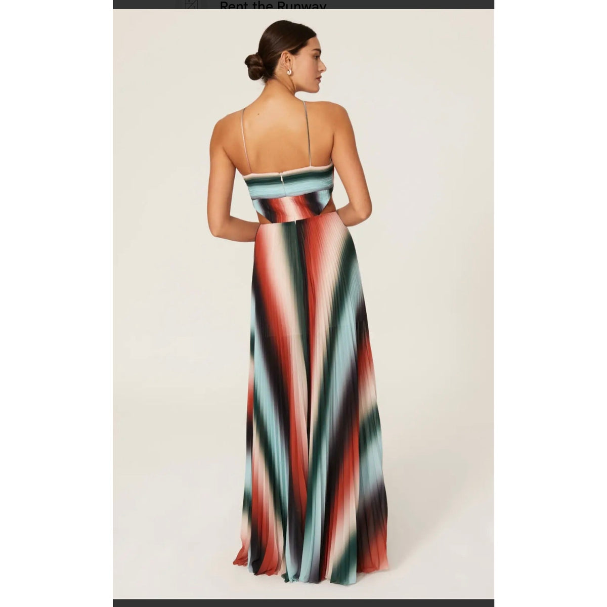 Amur Auburn Vintage Stripe Janet Gown Sz 4
