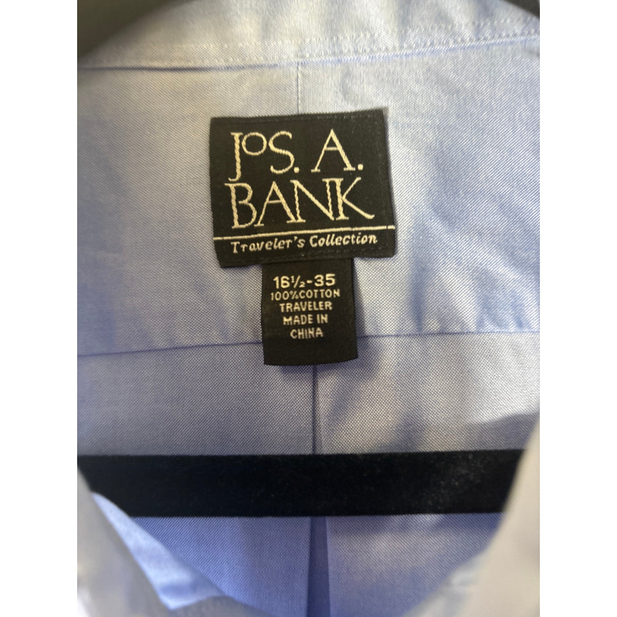 Jos. A Bank Light Blue Long Sleeve Button Down Shirt Sz 16.5-35