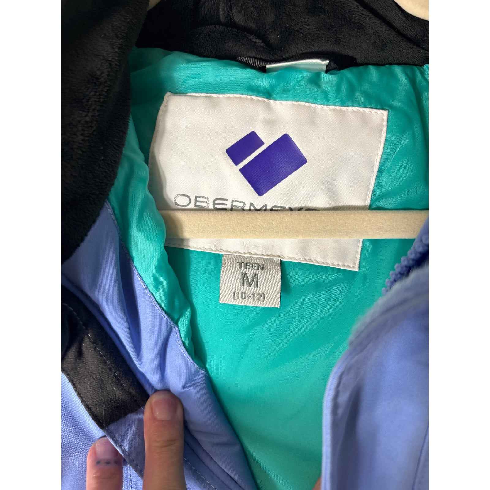 Girls Obermeyer Purple Ski Jacket Sz 10-12