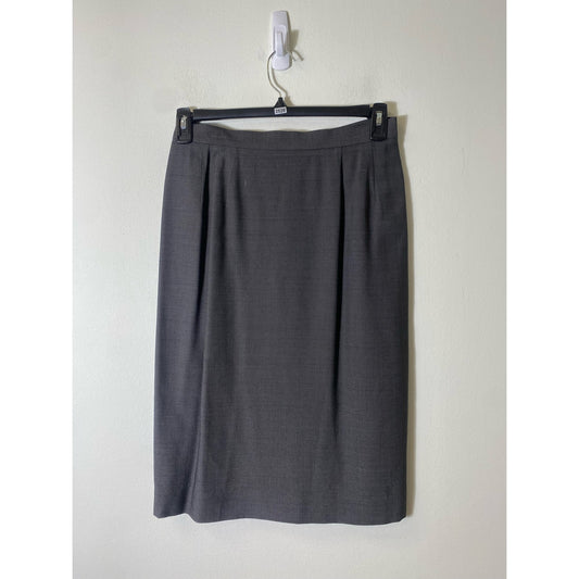 Carlisle Gray Midi Pencil Skirt Sz 10