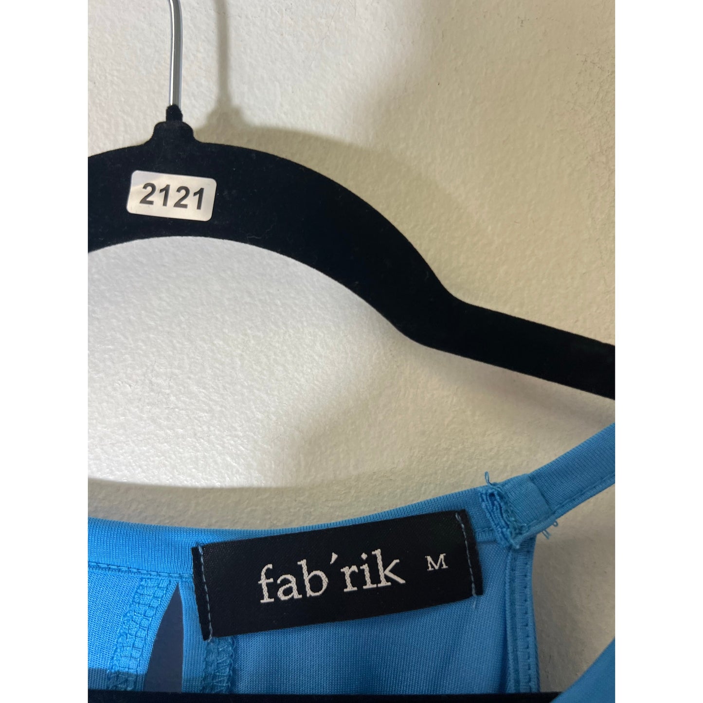 Fab'rik Cobalt Blue Sleeveless Maxi Dress Sz M
