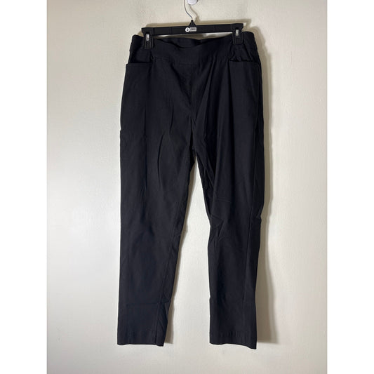 Slim-sation Black Elastic Waist Pull On Slacks Sz 10
