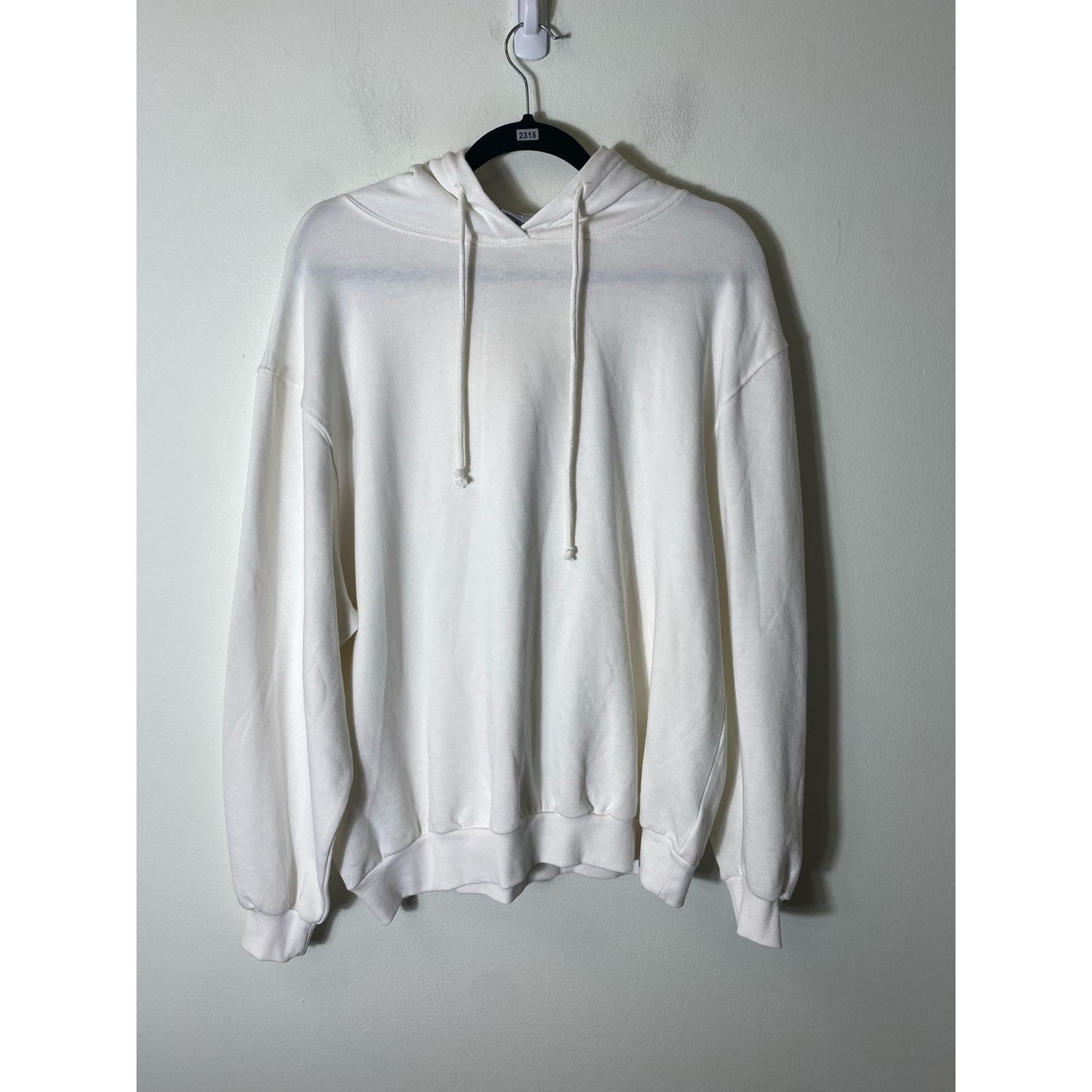 NWT Angels Welcome Market White Hoodie Sz M