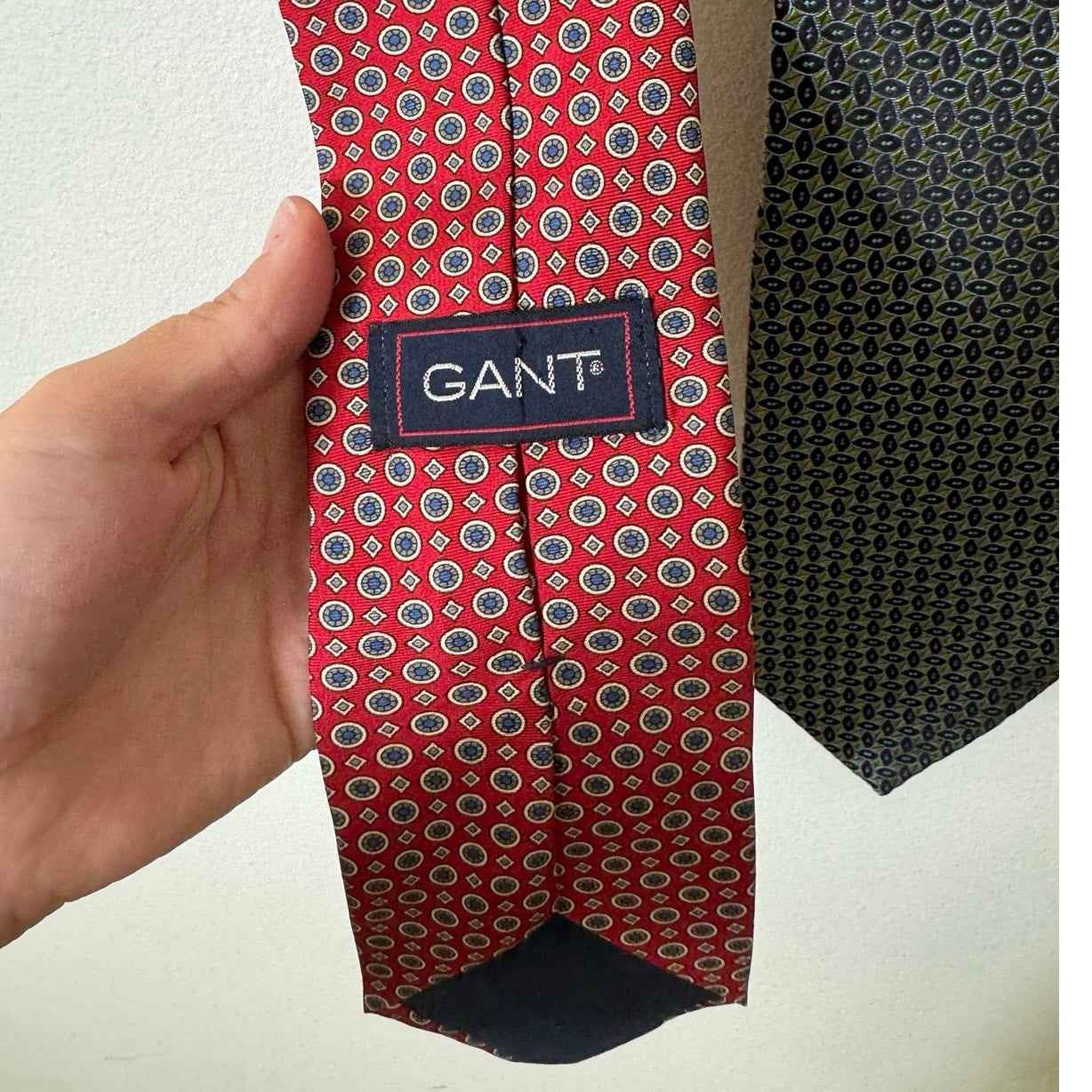 Bundle of 2 Ties Maroon & Navy Patterned