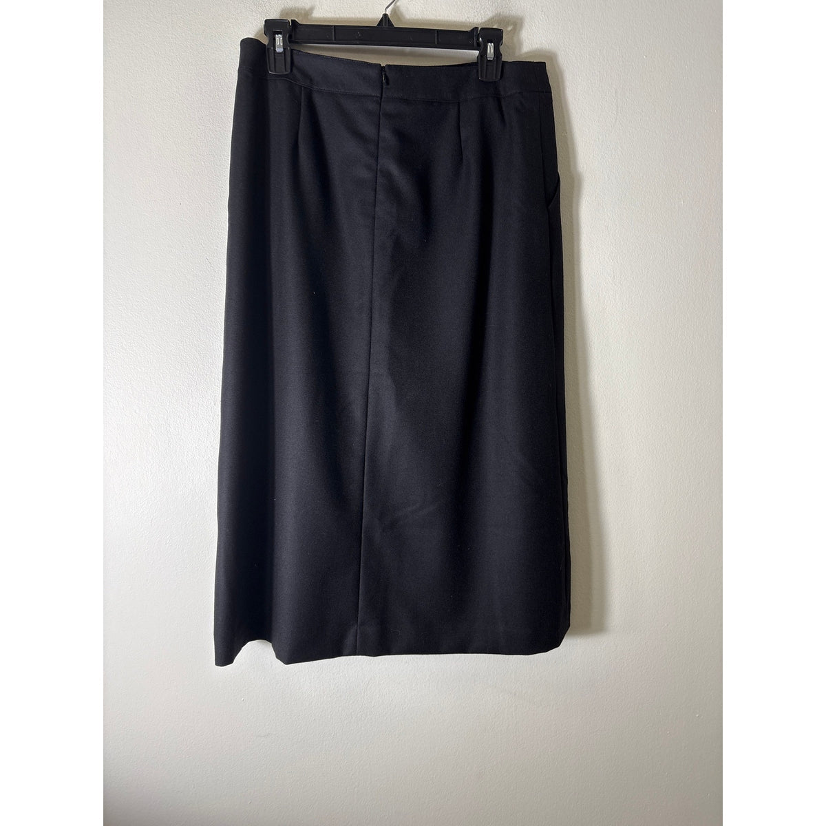 Pendleton Black Wool Skirt Sz 14