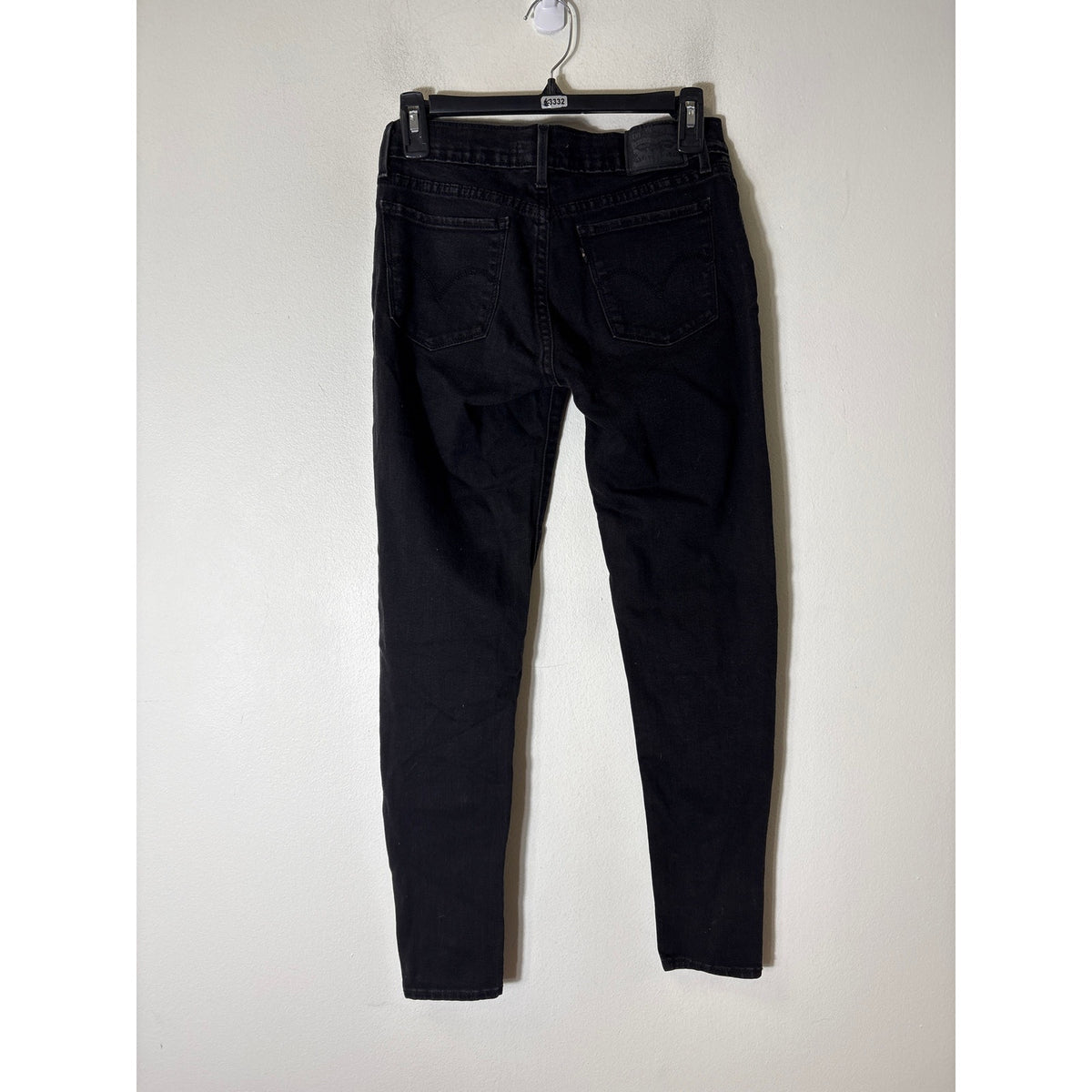 Levis 710 super skinny black jeans Sz 27