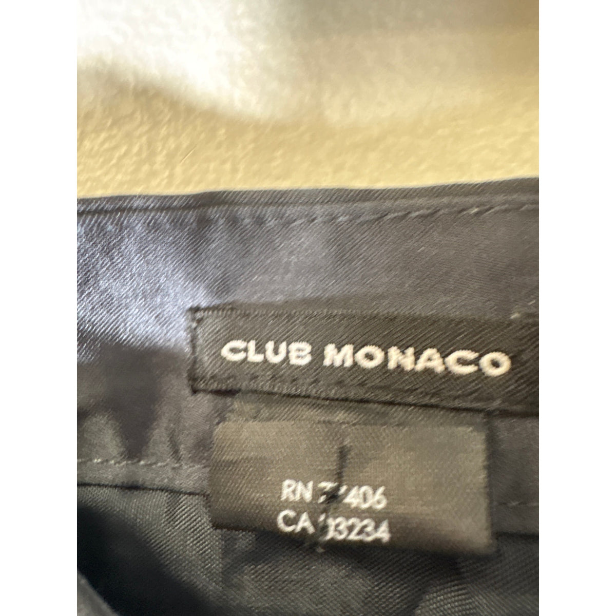 Club Monaco Black Mini Pleat Mini Skirt Sz 0