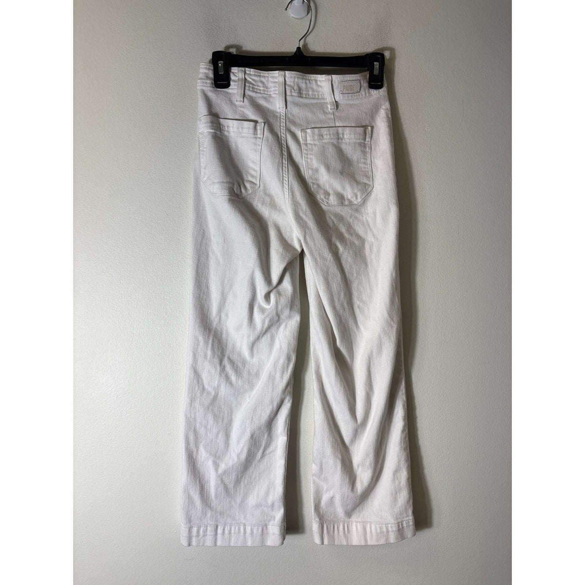 Paige White Straight Leg Nellie Denim Jeans Sz 26