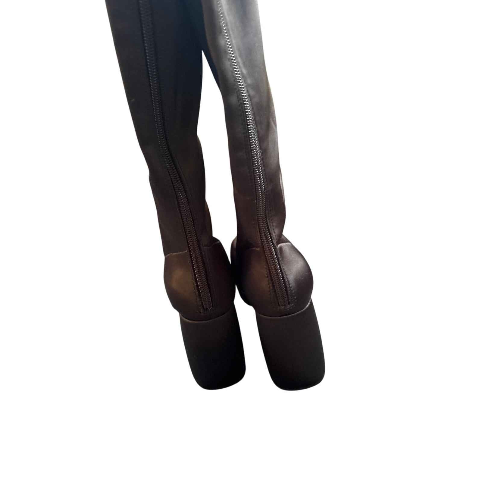 NWOB Katy Perry Black The Uplift OTK Boot Sz 6