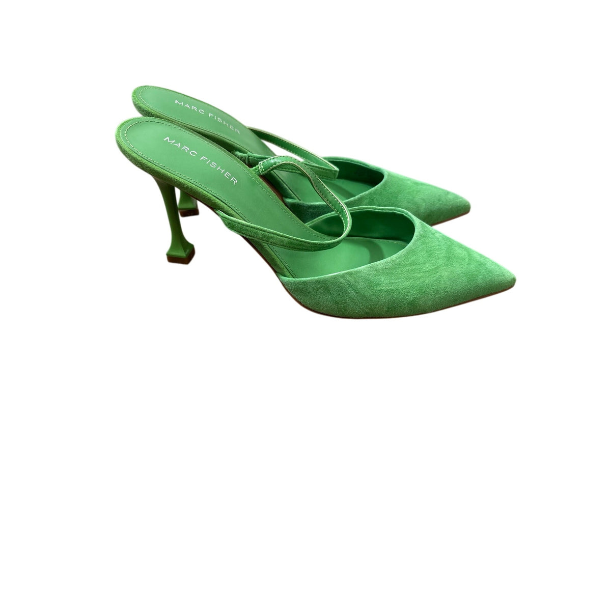 Marc Fisher Green Pointed Toe Heels Sz 9.5