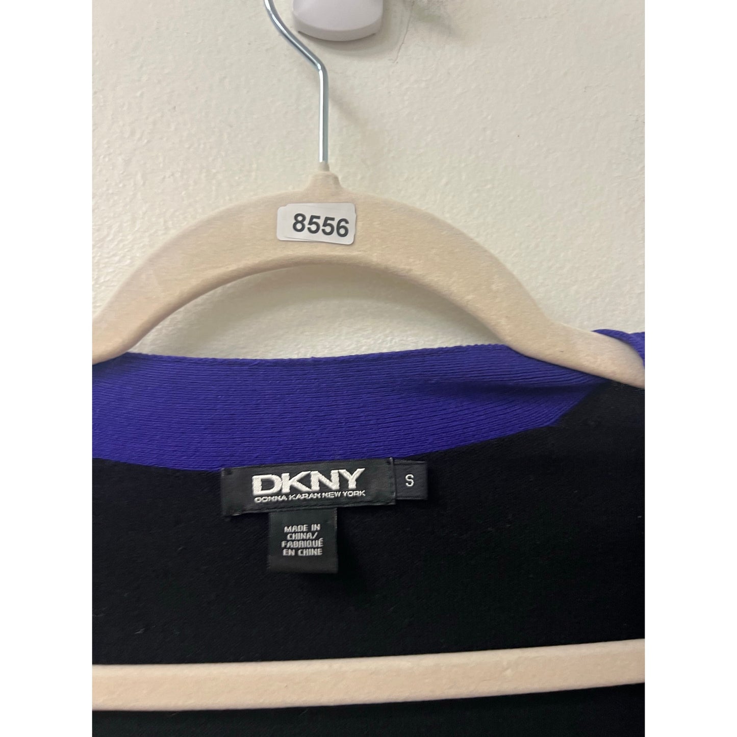 DKNY Black and Blue Cardigan Sz S