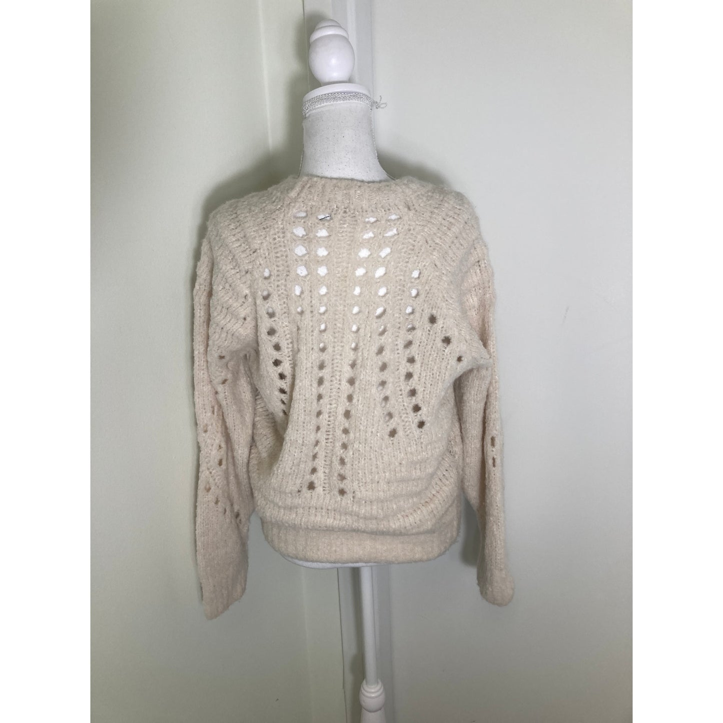 IRO Cream Chunky Sweater Sz M