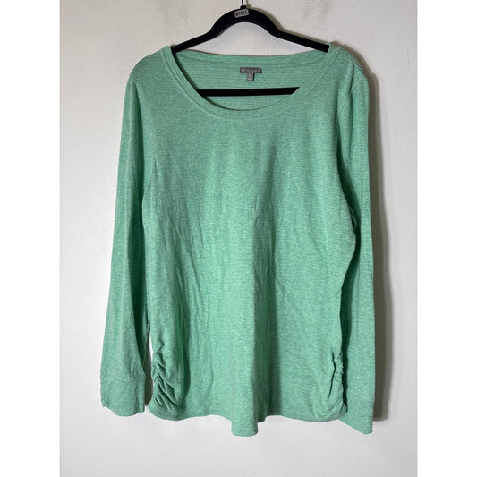 Talbots Green Long Sleeve Tee Shirt Sz XL