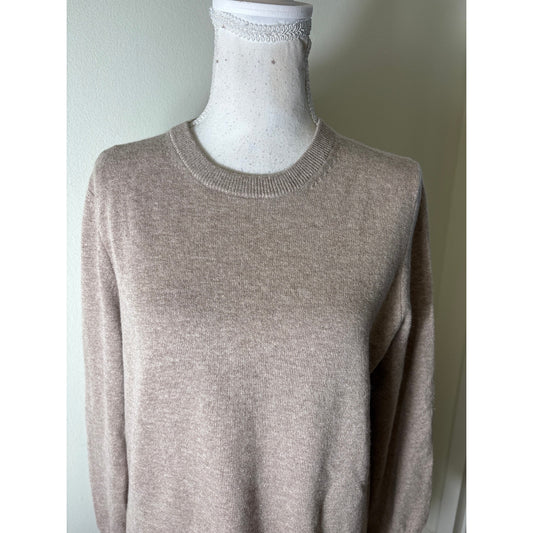 Ann Mashburn Tan Pullover Sweater Sz S