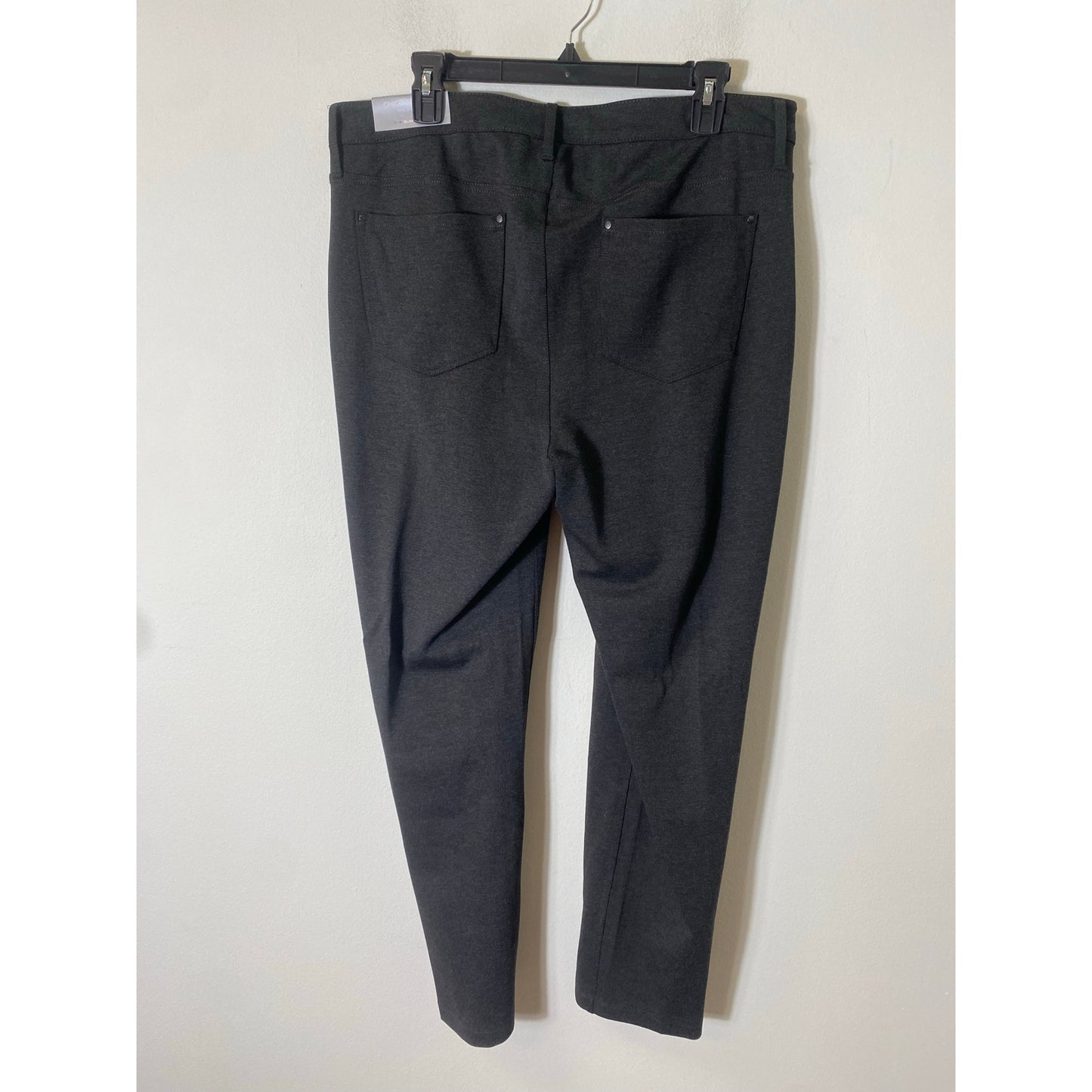 Chico's Slim Leg Grey Pants NWT. Sz 14R