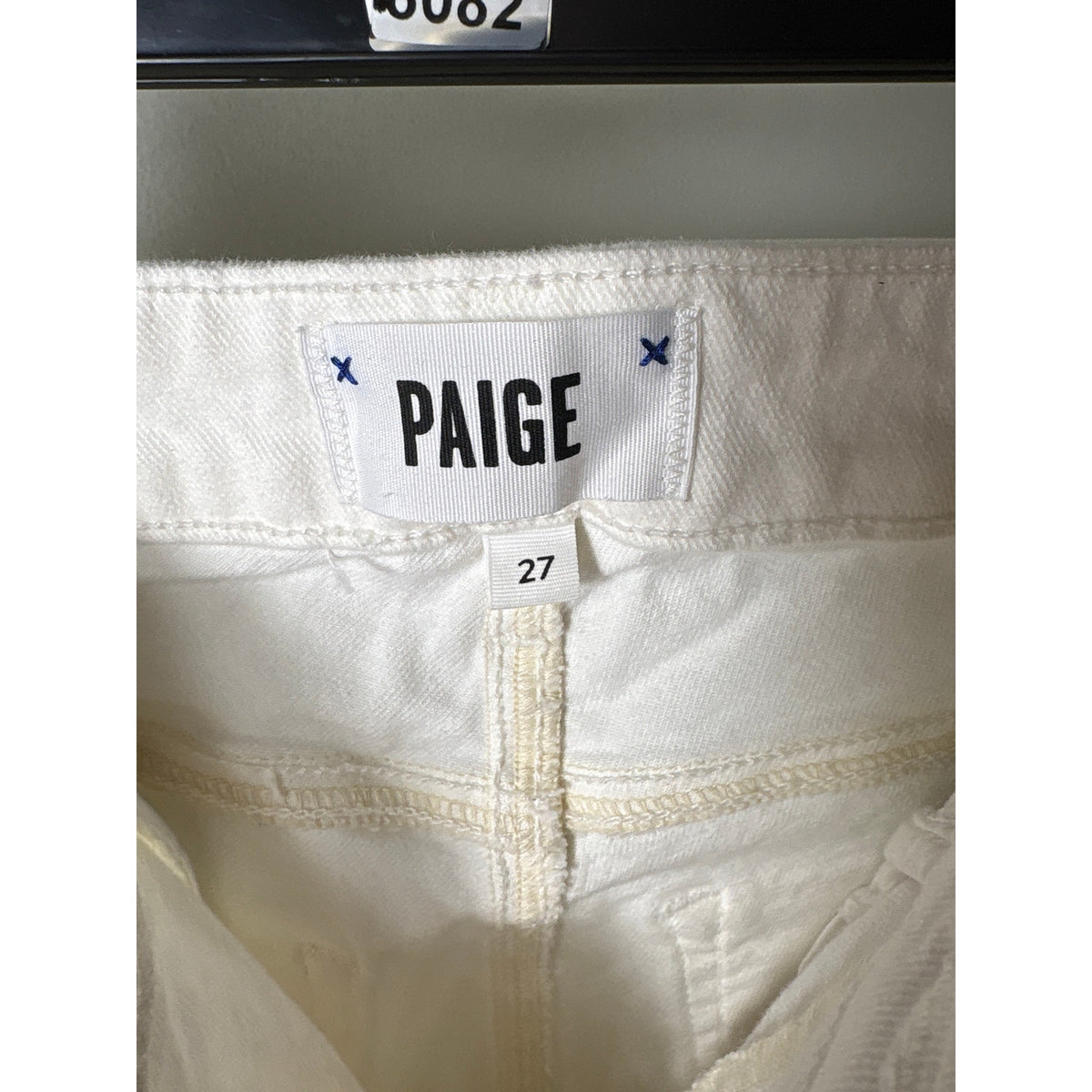 Paige Hoxton Ankle White Denim Sz 27