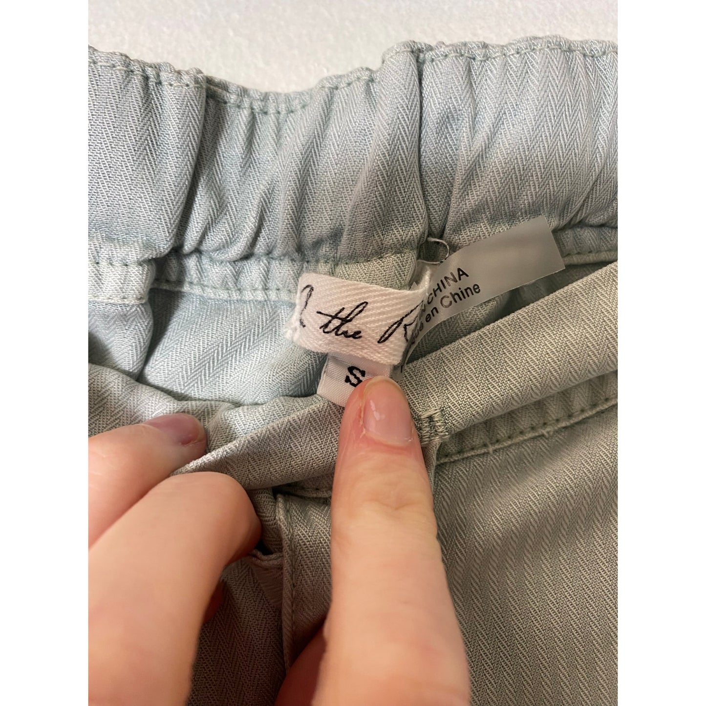 On The Road Seafoam Green Relaxed Pants. Sz s